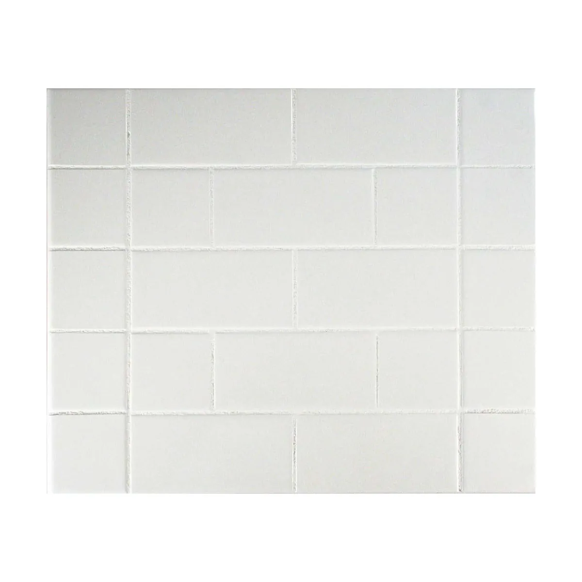 Metro cultured marble shower wall panel, subway pattern